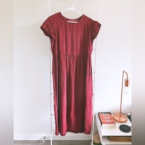 PYNE & SMITH Linen Midi Dress